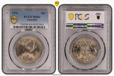 1976 50C PCGS MS63