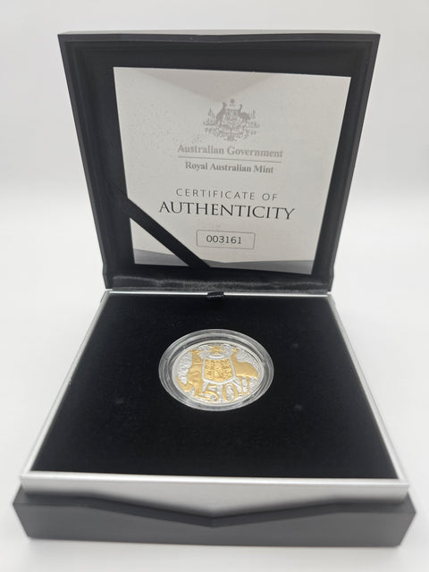 2016 Round 50c Proof Coin