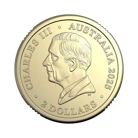 2025 Men’s Australian Open $2 Privy Mark Coin in Folder