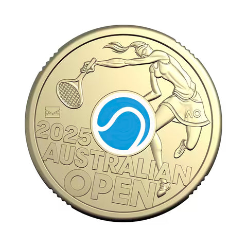 2025 Women’s Australian Open $2 Privy Mark Coin in Folder