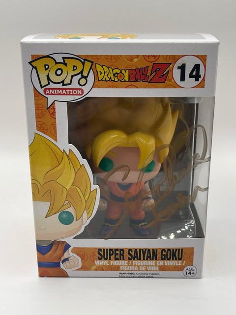 Super Saiyan Goku Signed Pop
