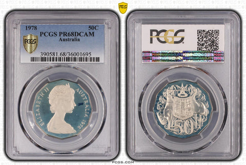 1978 50C PCGS PR68DCAM