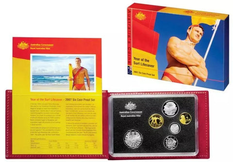2007 6 Coin Proof Set. Year Of The Life Saver