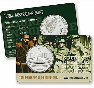 2012 50c 70th Anniversary of the Kokoda Trail