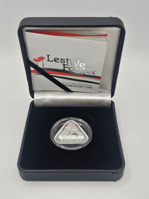 $5 Fine Silver Proof Triangular Coin