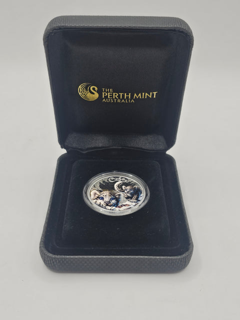 1/2oz Snow Leopard Silver Proof Coin