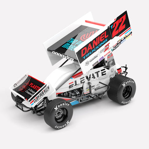 PRE ORDER 1:18 Jock Goodyer Racing #T22 Sprintcar - 2024 High Limit International: Perth