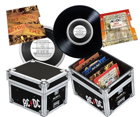 Vol 1. AC/DC 20 cent Boxed Set Seven Coloured Uncirculated Coin Collection