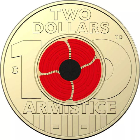 2018 PNC $2 Remembrance – Armistice Centenary - C Mint Mark