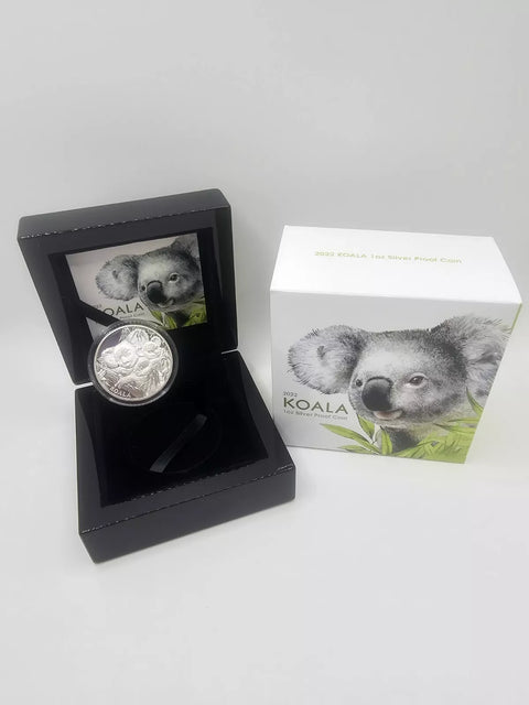 2022 1 oz Proof Niue Silver Koala And Joey Coin